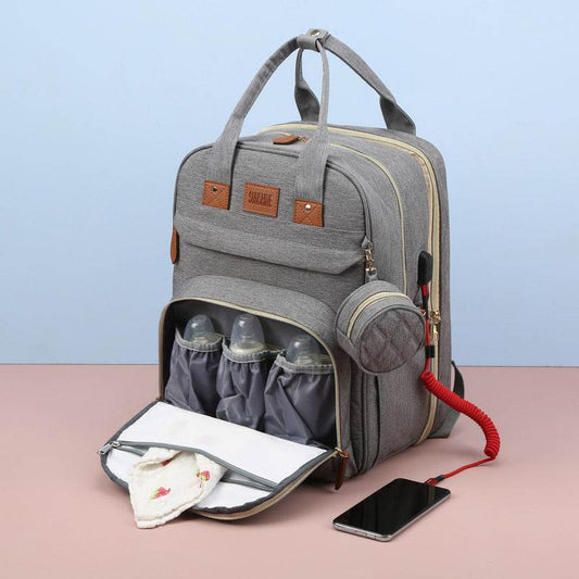 Folding Crib, Sunshade, Multi-function Mommy Bed - Mubimart