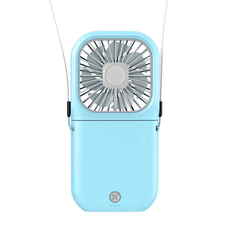 Folding Fan Creative Mini Large Wind Electric Fan Portable - Mubimart - Personal fans 