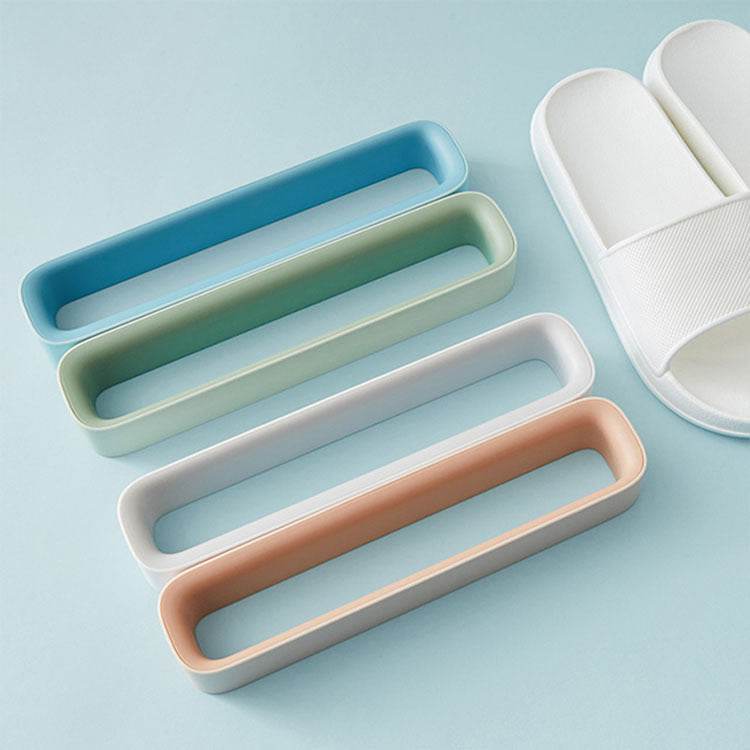 Folding Shoe Rack And Slippers Rack Free Perforation Drain Rack - Mubimart