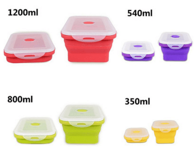 Folding lunch box - Mubimart
