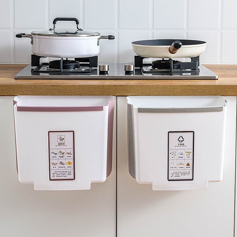 Folding trash can - Mubimart