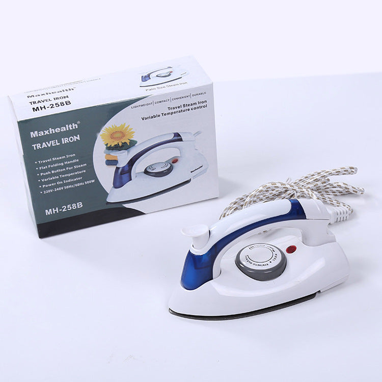 Folding travel home steam iron hand-held mini electric iron small portable ironing ironing machine - Mubimart - Steam iron 