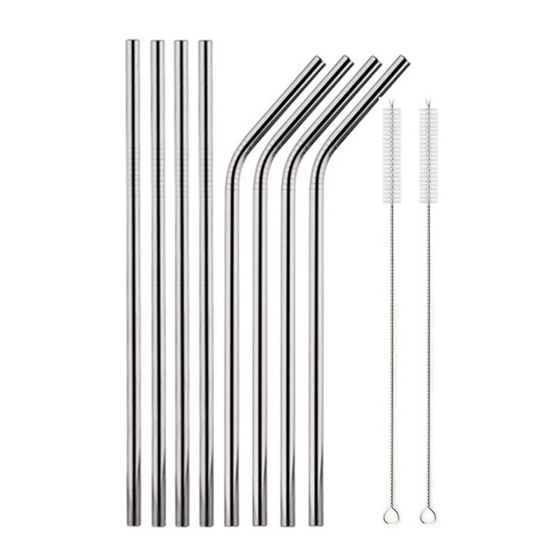 Food Grade 304 Stainless Steel Color Metal Straws - Mubimart - Straws 