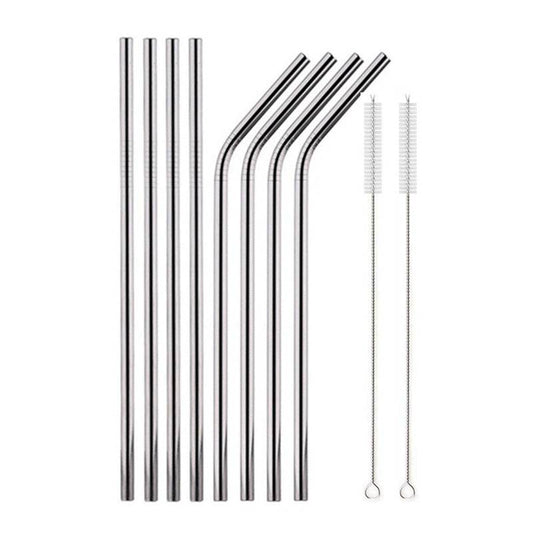 Food Grade 304 Stainless Steel Color Metal Straws - Mubimart