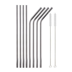 Food Grade 304 Stainless Steel Color Metal Straws - Mubimart - Straws 