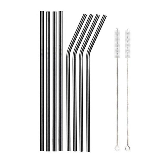 Food Grade 304 Stainless Steel Color Metal Straws - Mubimart