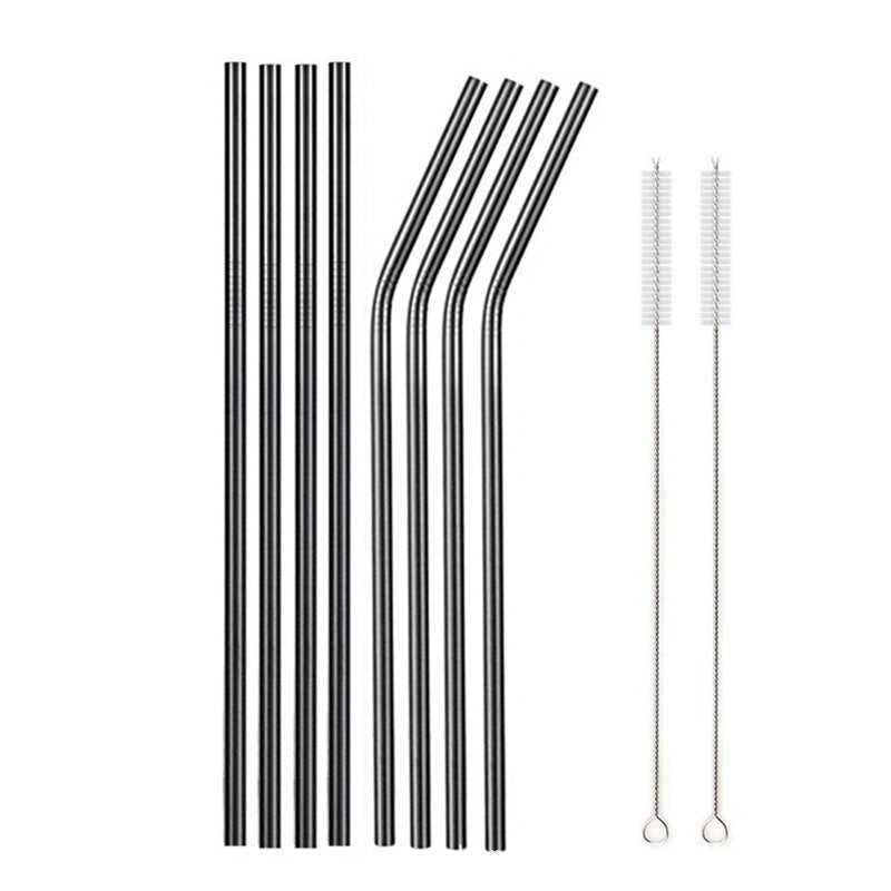 Food Grade 304 Stainless Steel Color Metal Straws - Mubimart -  