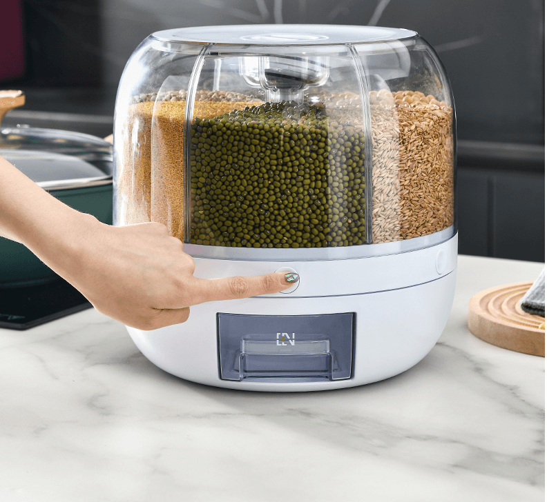 Food Grade Plastic Storage Storage Grain Kitchen Rice Bucket - Mubimart