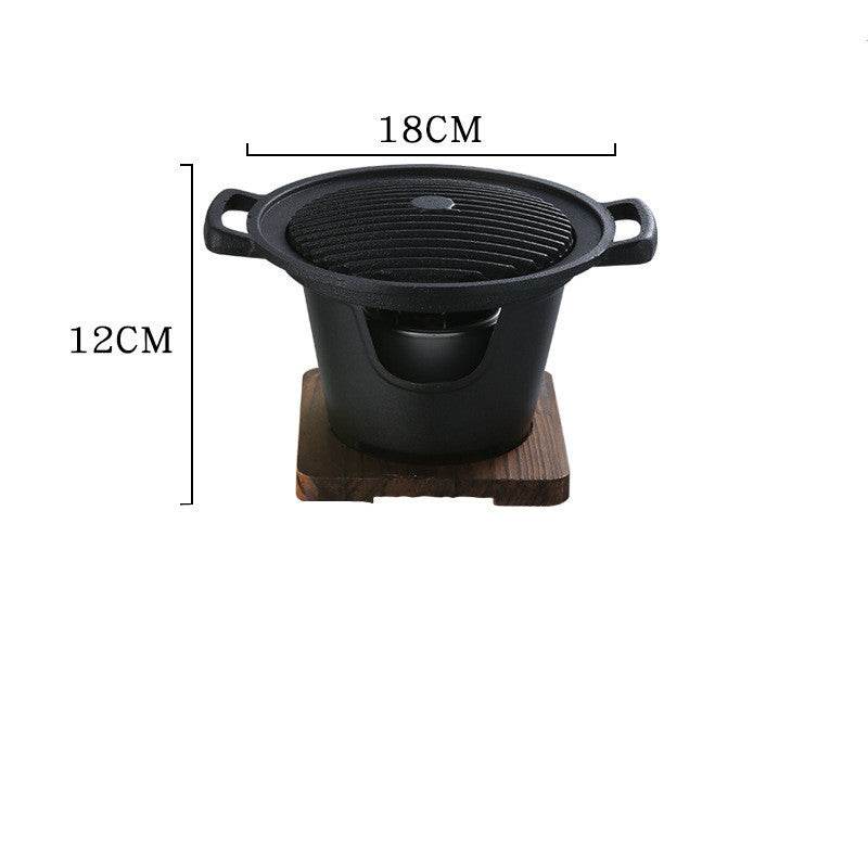 Food Non-Stick Small Barbecue Grill Household Indoor Barbecue Small Grill - Mubimart