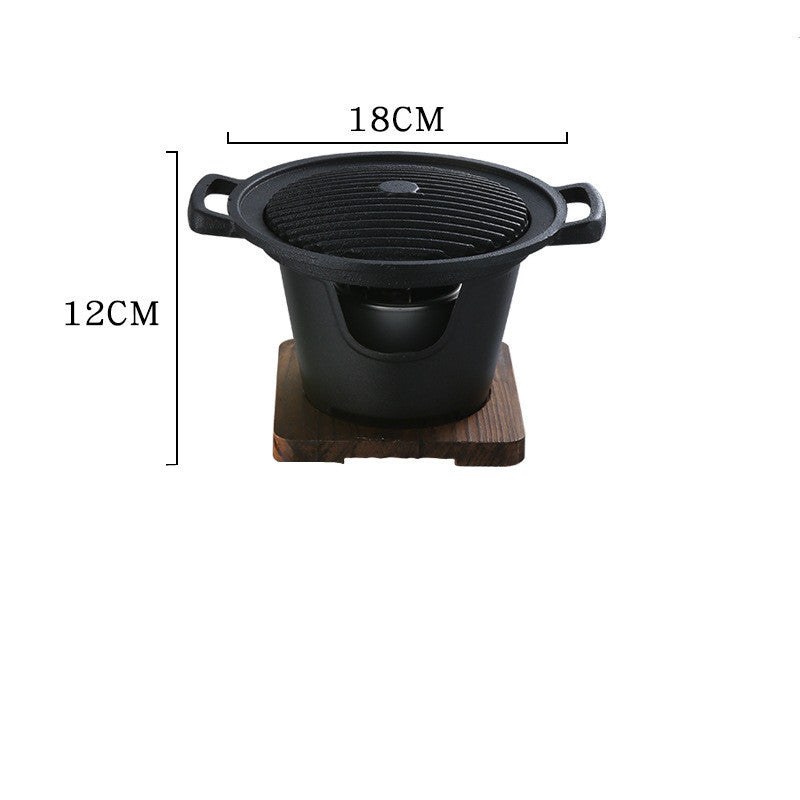 Food Non-Stick Small Barbecue Grill Household Indoor Barbecue Small Grill - Mubimart -  