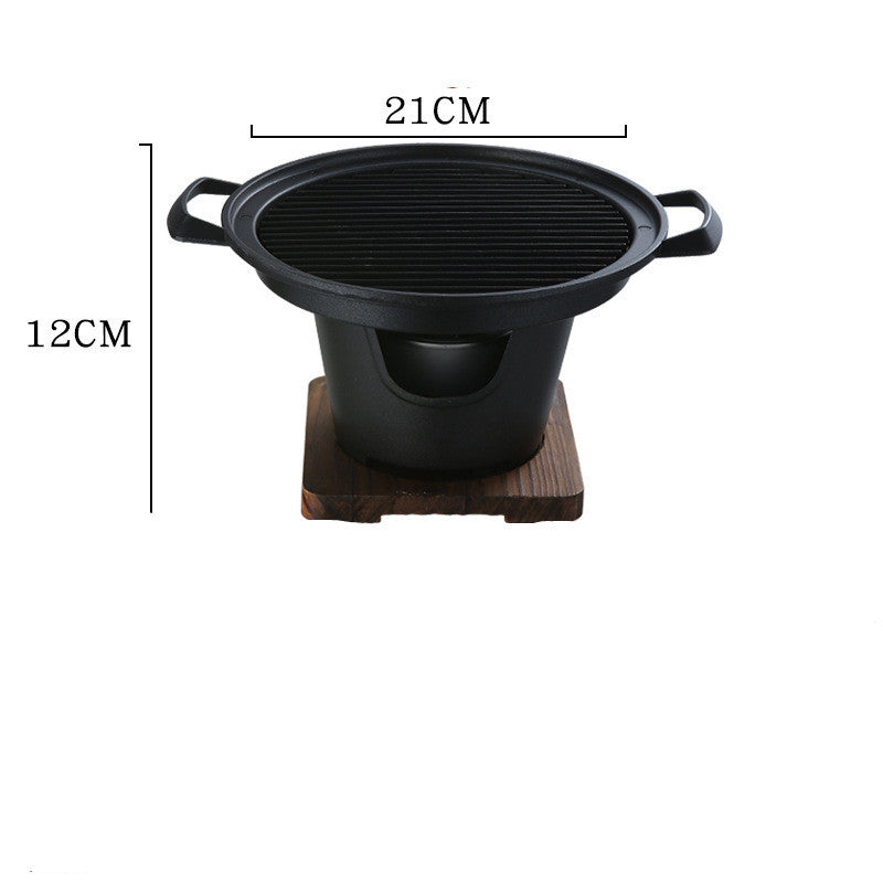 Food Non-Stick Small Barbecue Grill Household Indoor Barbecue Small Grill - Mubimart -  