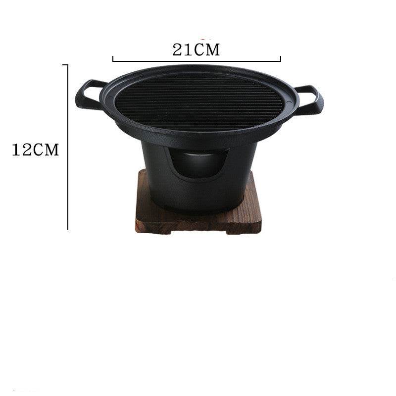 Food Non-Stick Small Barbecue Grill Household Indoor Barbecue Small Grill - Mubimart