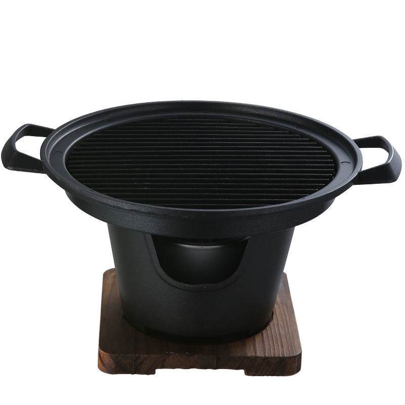 Food Non-Stick Small Barbecue Grill Household Indoor Barbecue Small Grill - Mubimart
