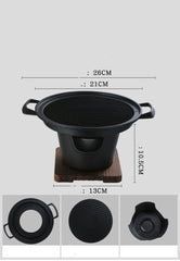 Food Non-Stick Small Barbecue Grill Household Indoor Barbecue Small Grill - Mubimart -  