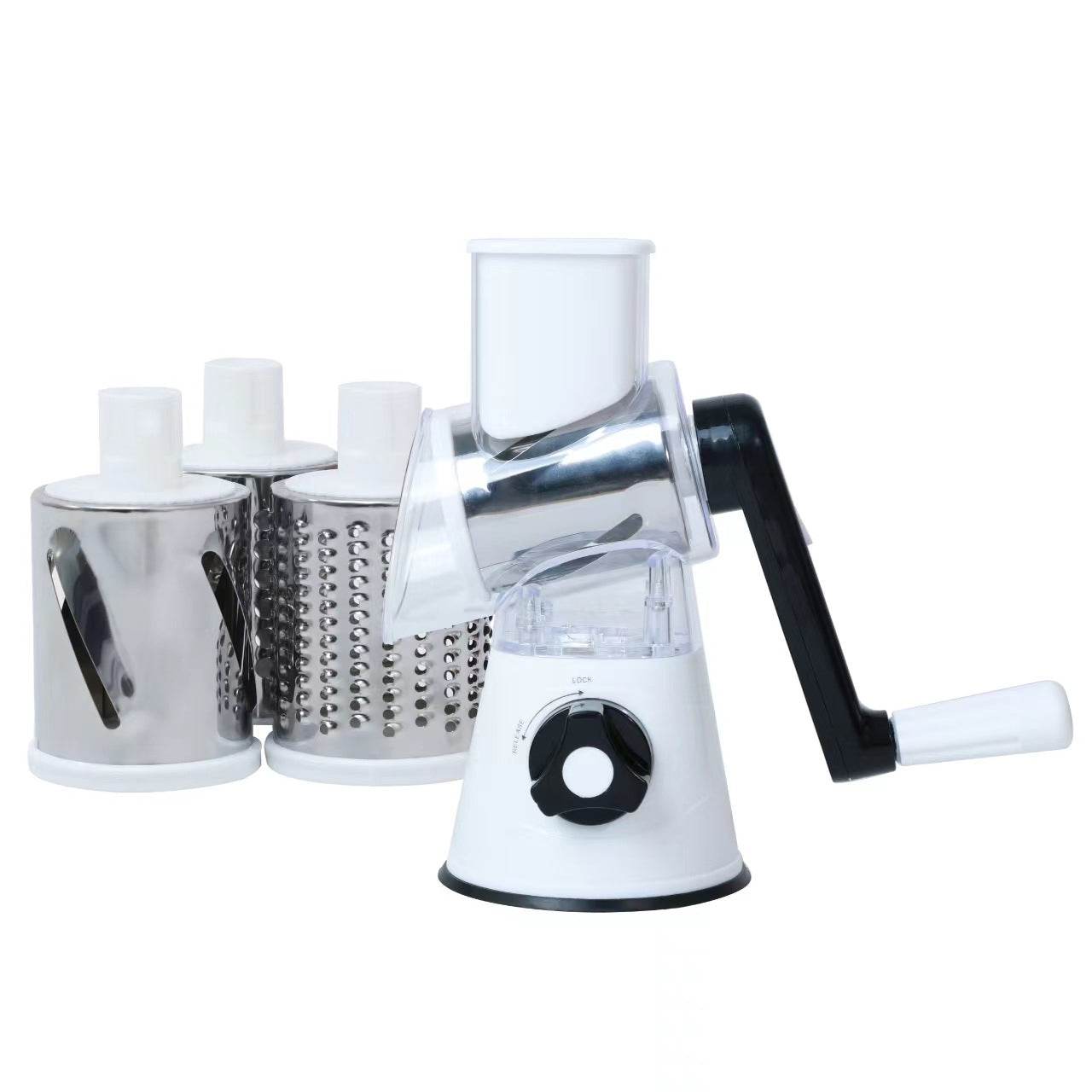 Food Processor Vegetable Chopper Kitchen Roller Gadgets Tool Vegetable Cutter Round Slicer Graters Potato Carrot Cheese Shredder - Mubimart