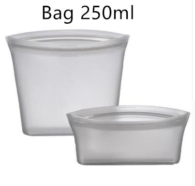 Food Silicone Bag Fresh-keeping Storage Box - Mubimart -  