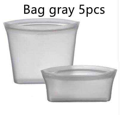Food Silicone Bag Fresh-keeping Storage Box - Mubimart