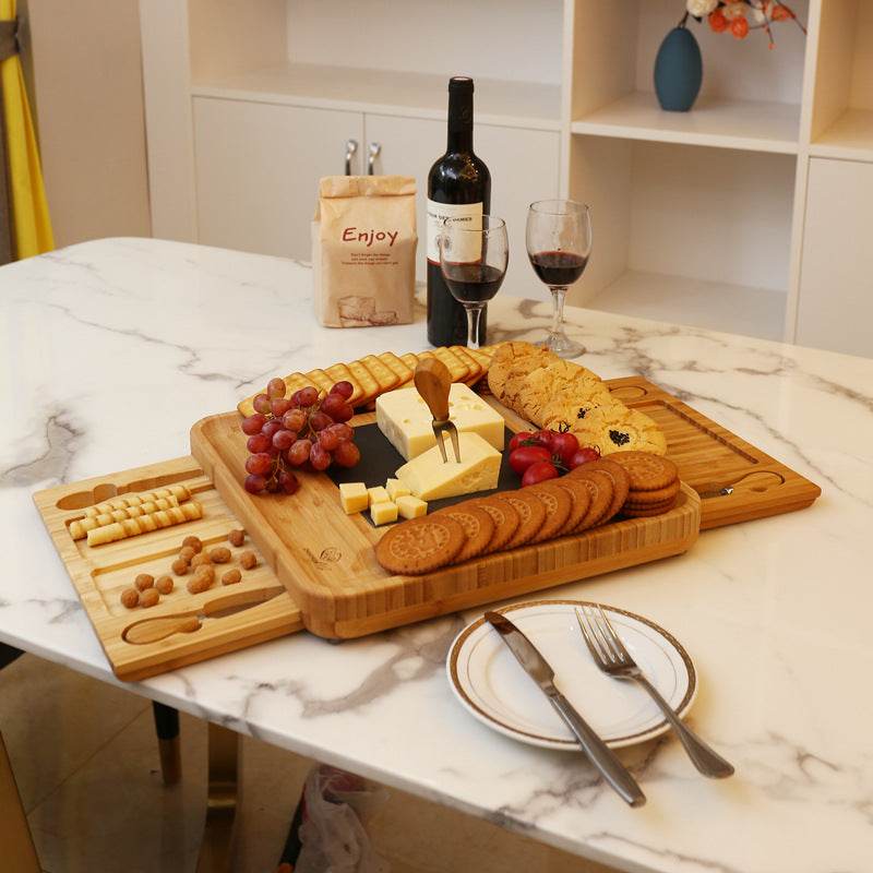 Fork Board Nordic Western Food Cutting Board Fruit Cheese Bread Pizza Board - Mubimart