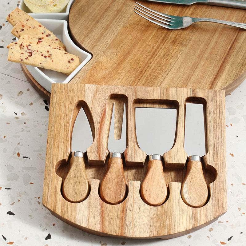 Fork Board Nordic Western Food Cutting Board Fruit Cheese Bread Pizza Board - Mubimart