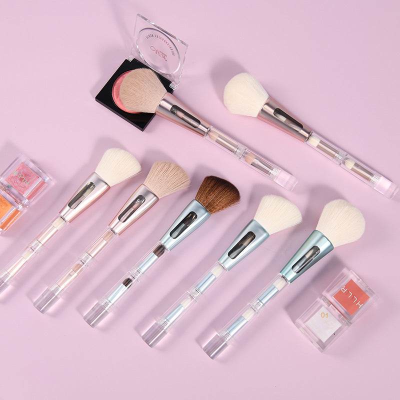 Four-In-One Portable Makeup Brush Beauty Makeup Brush Blush Brush Eye Shadow Brush Makeup Tool - Mubimart