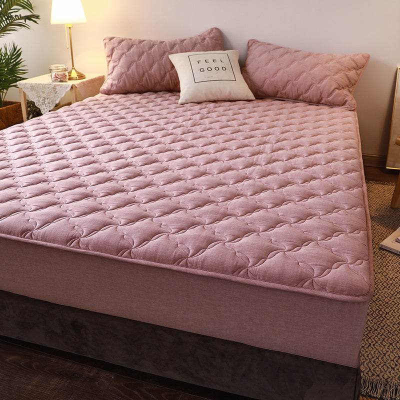 Four Seasons Mattress Pad Double Home Simmons Protective Pad Thin Type - Mubimart