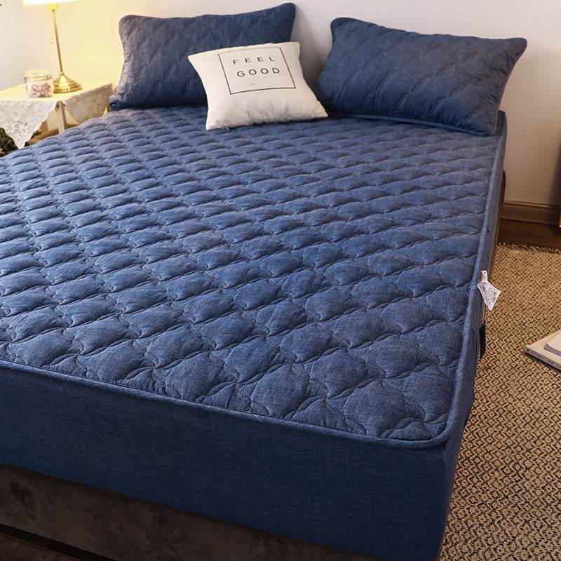 Four Seasons Mattress Pad Double Home Simmons Protective Pad Thin Type - Mubimart