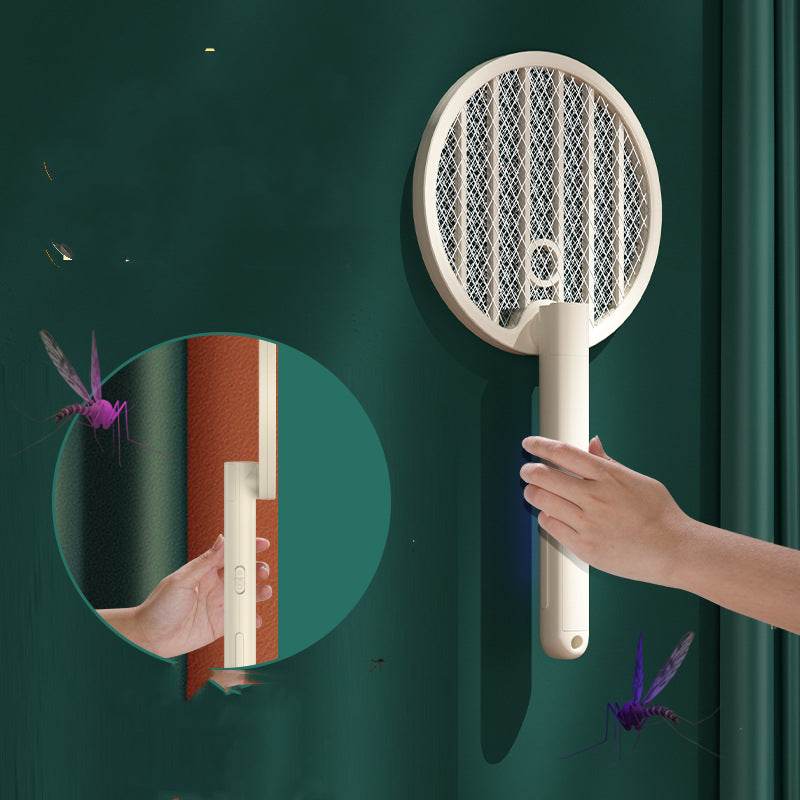 Four-in-one New Mosquito Killing Swatter Folding Home Charging - Mubimart