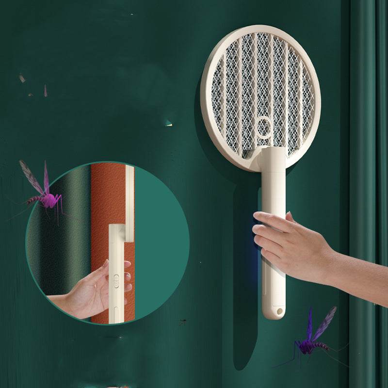 Four-in-one New Mosquito Killing Swatter Folding Home Charging - Mubimart