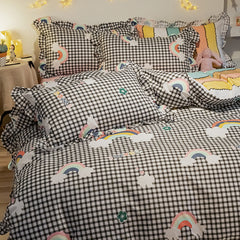 Four-piece Cotton Bedding Summer Princess Style Sheets - Mubimart -  