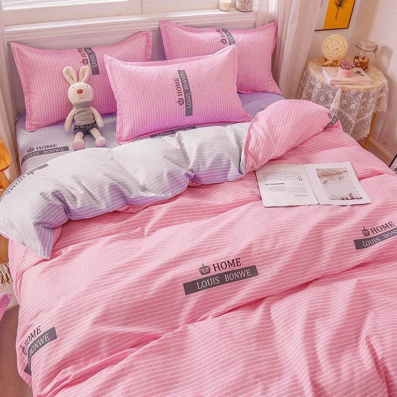 Four-piece Cotton Winter Quilt Core Set For Spring And Autumn - Mubimart