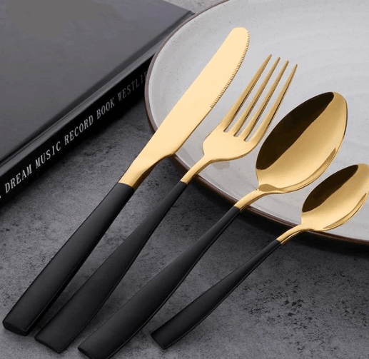 Four-piece Stainless Steel Cutlery - Mubimart