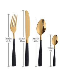 Four-piece Stainless Steel Cutlery - Mubimart -  