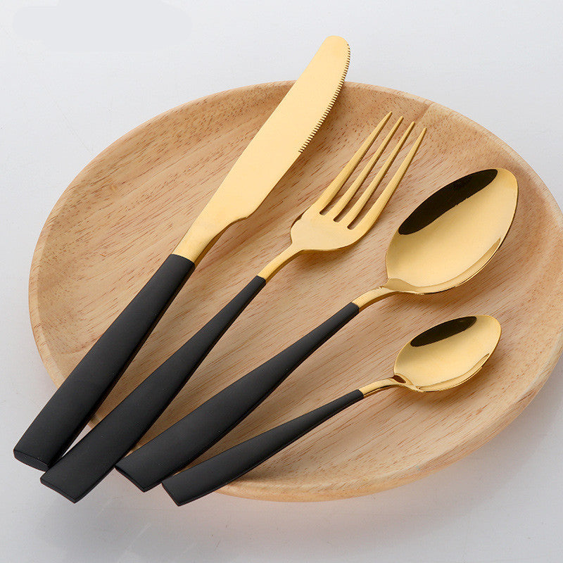 Four-piece Stainless Steel Cutlery - Mubimart -  