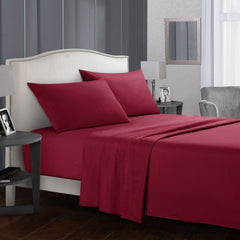 Four-piece bed sheet set - Mubimart -  