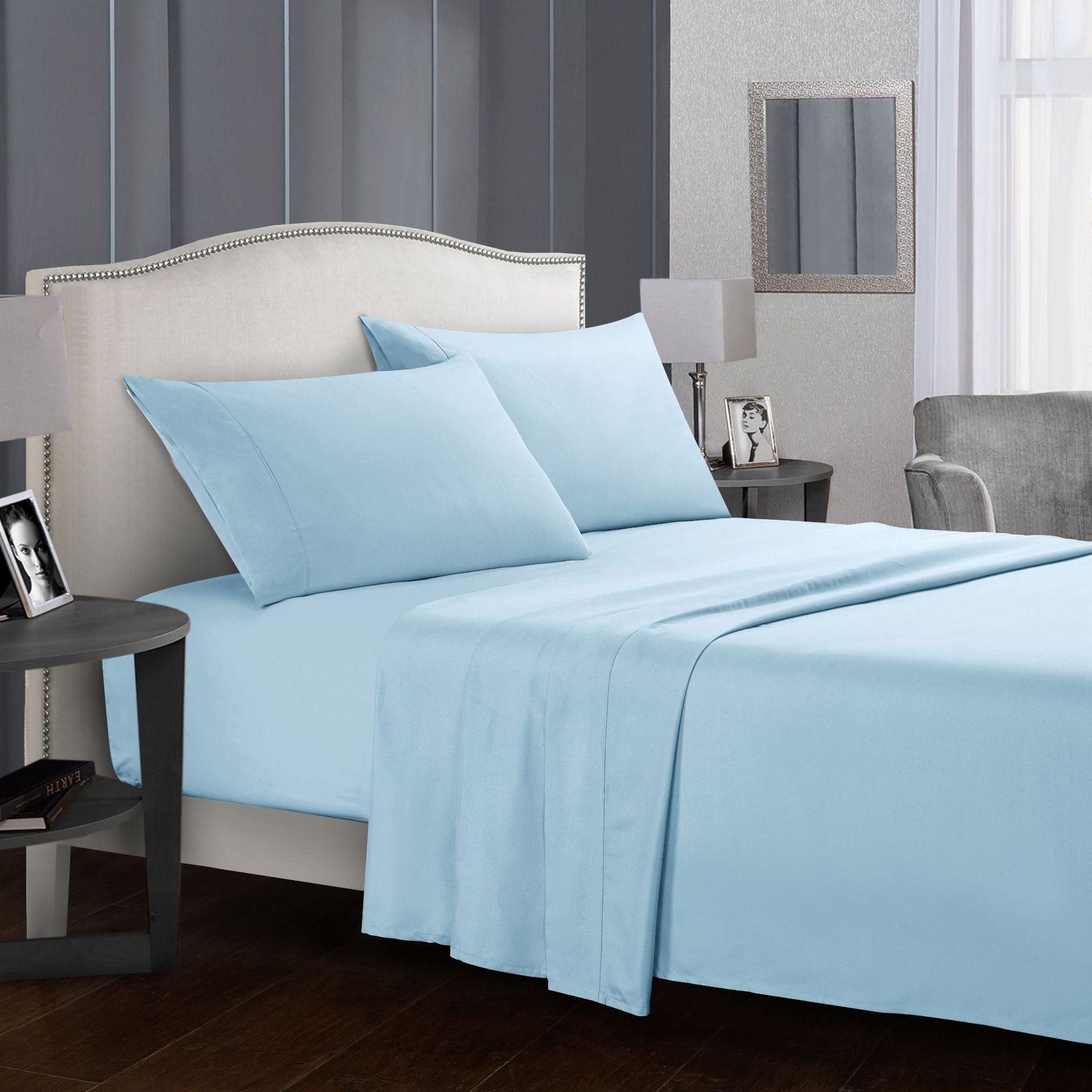 Four-piece bed sheet set - Mubimart -  