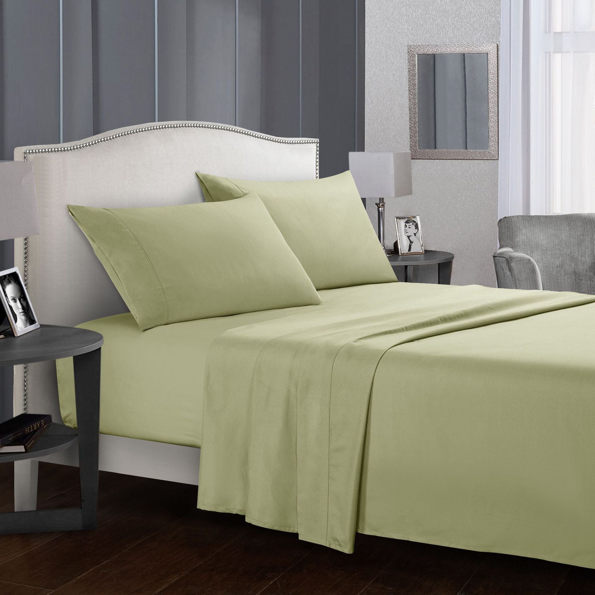 Four-piece bed sheet set - Mubimart -  