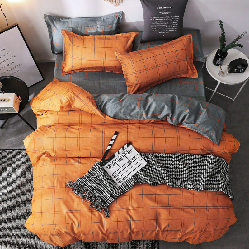 Four piece bed sheet set - Mubimart -  