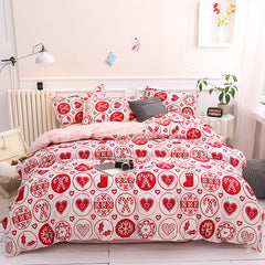 Four piece bed sheet set - Mubimart -  