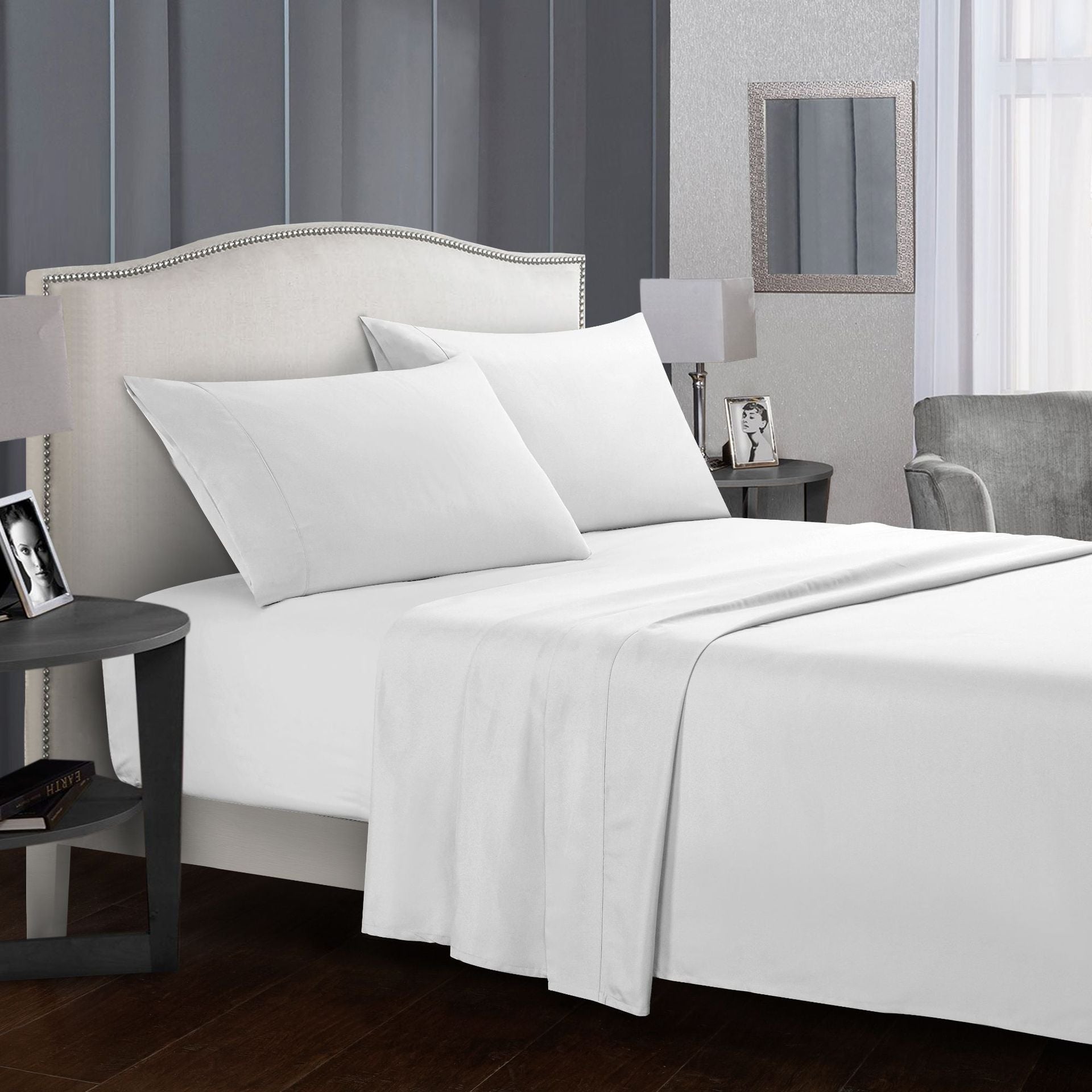 Four-piece bed sheet set - Mubimart - Bed sheet 