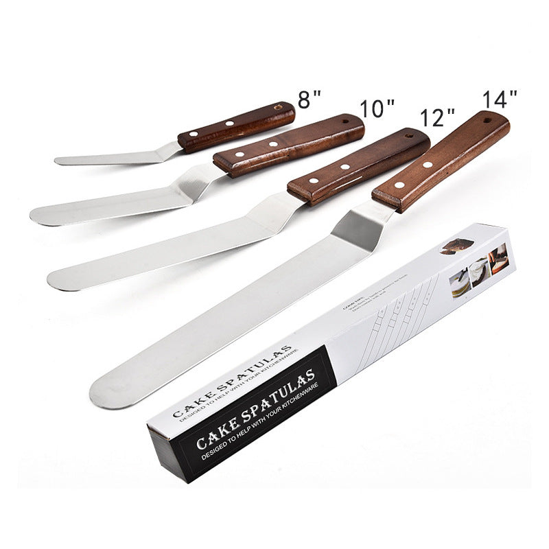 Four-piece spatula cake spatula - Mubimart - Kitchen Spatulas 