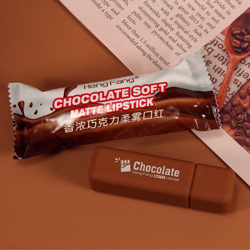 Fragrant Chocolate Soft Mist Moisturizing Matte Lipstick - Mubimart