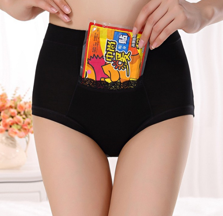 Free Shipping Menstrual period Bamboo fiber Womens underwear Long waisted side leakage proof pocket Health pants L-XXXL R1 - Mubimart -  