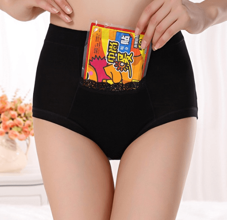 Free Shipping Menstrual period Bamboo fiber Womens underwear Long waisted side leakage proof pocket Health pants L-XXXL R1 - Mubimart