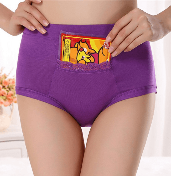 Free Shipping Menstrual period Bamboo fiber Womens underwear Long waisted side leakage proof pocket Health pants L-XXXL R1 - Mubimart