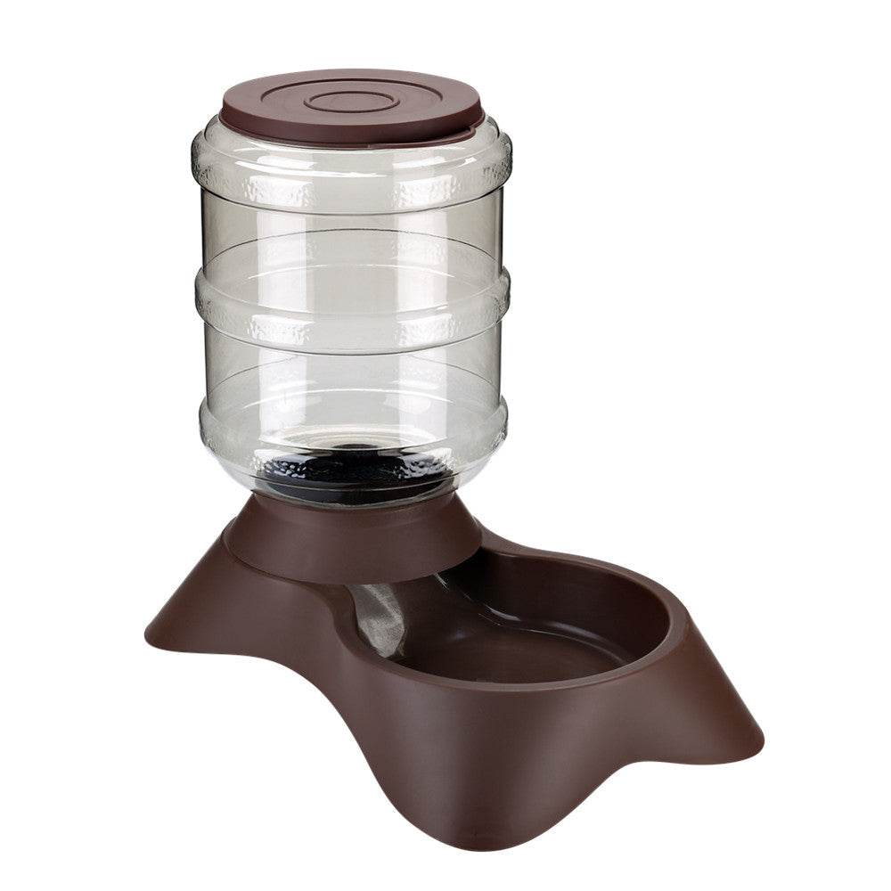 Frosted Texture Plastic Automatic Pet Feeder - Mubimart