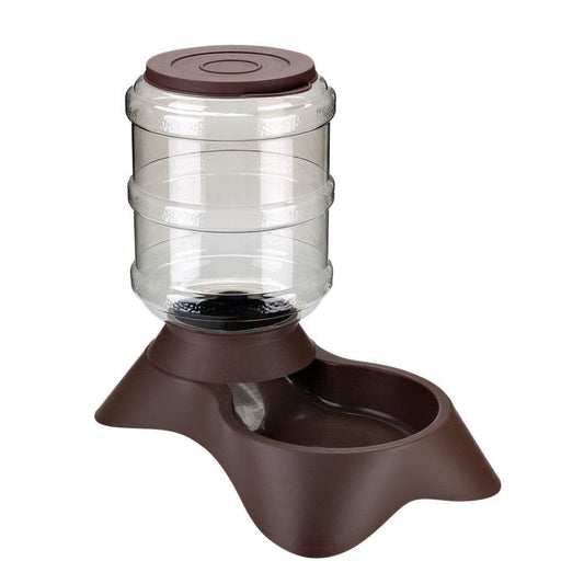 Frosted Texture Plastic Automatic Pet Feeder - Mubimart