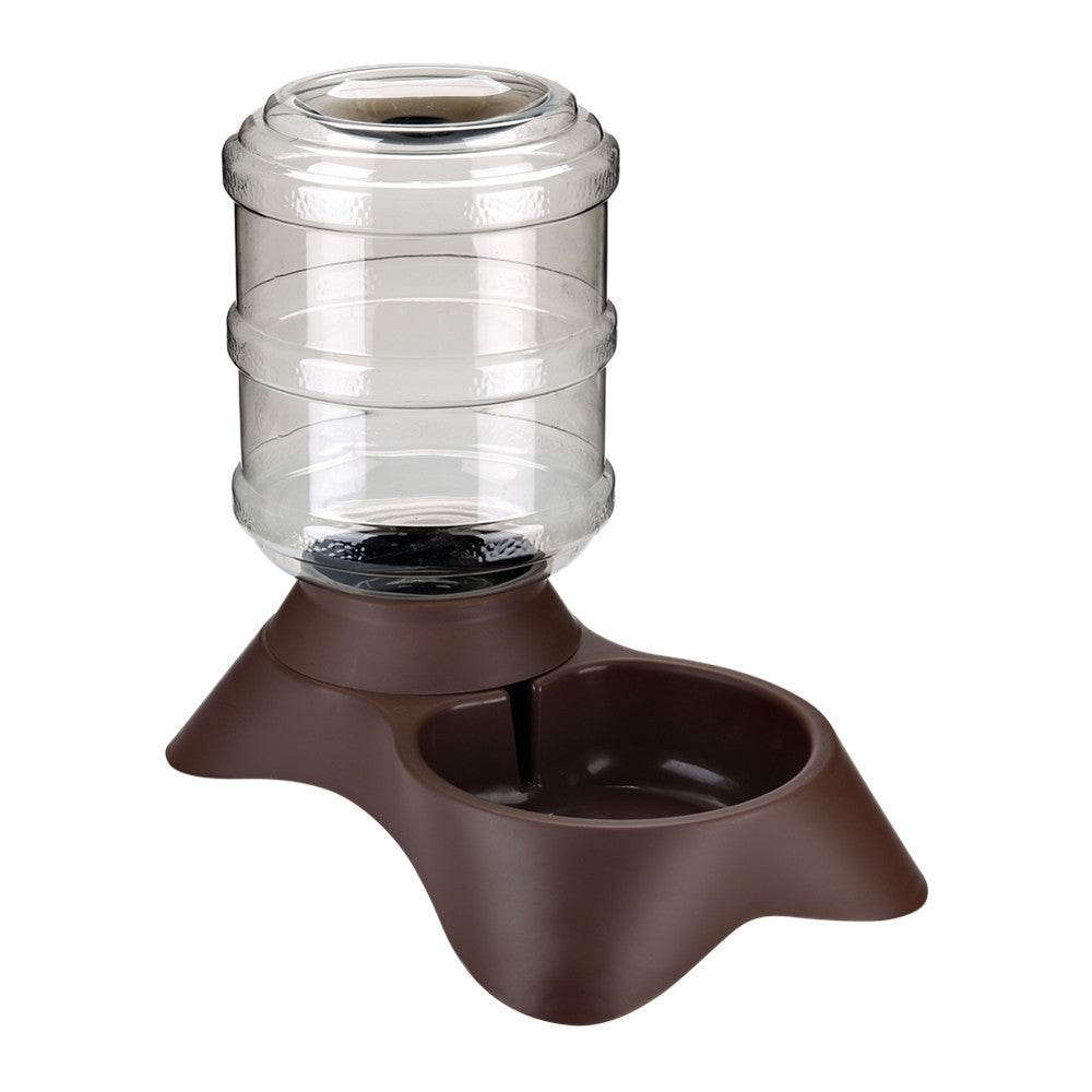 Frosted Texture Plastic Automatic Pet Feeder - Mubimart