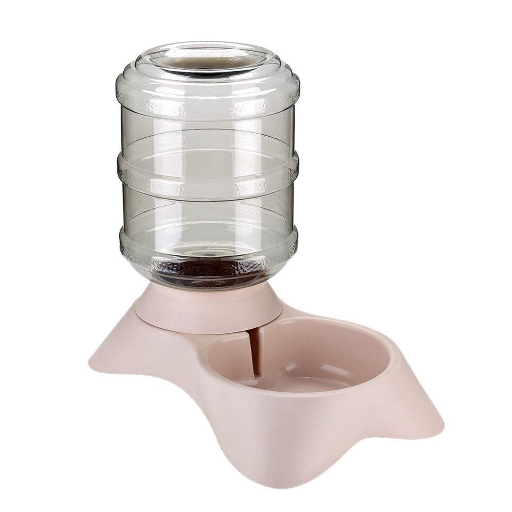 Frosted Texture Plastic Automatic Pet Feeder - Mubimart