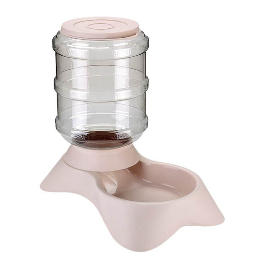 Frosted Texture Plastic Automatic Pet Feeder - Mubimart