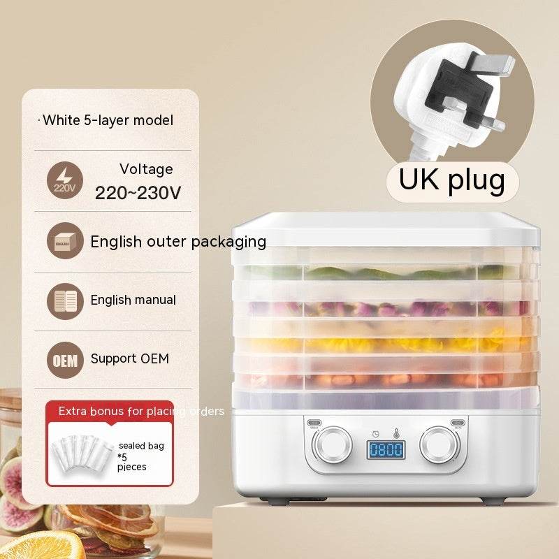 Fruit Dehydrator Household Food Snacks Drying Apparatus Food Drying - Mubimart